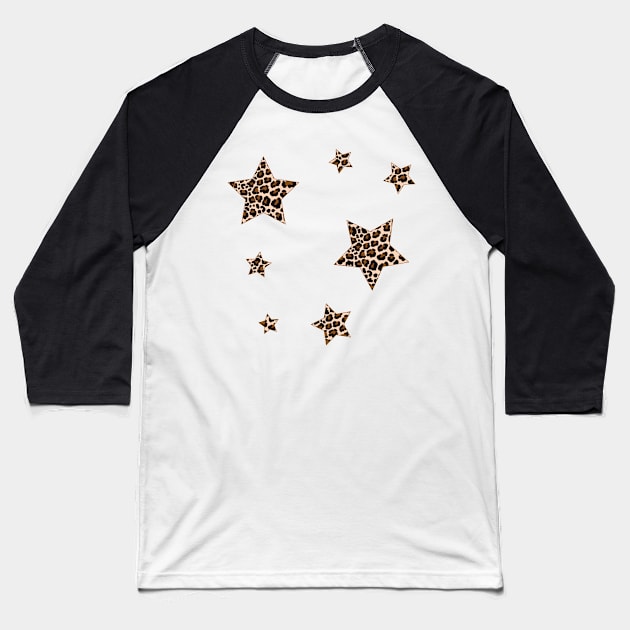 Cheetah Stars Pack Baseball T-Shirt by sydneyurban